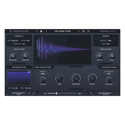 Minimal Audio Swarm Reverb (Digitální produkt)