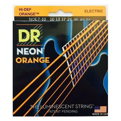 DR Strings Neon Hi-Def NOE7-10 Struny pro elektrickou kytaru