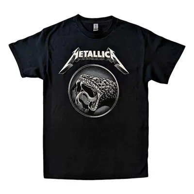 Metallica Tričko Black Album Poster Unisex Black