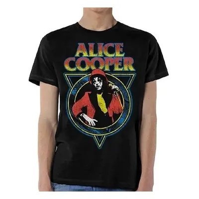 Alice Cooper Tričko Snake Skin Unisex Black