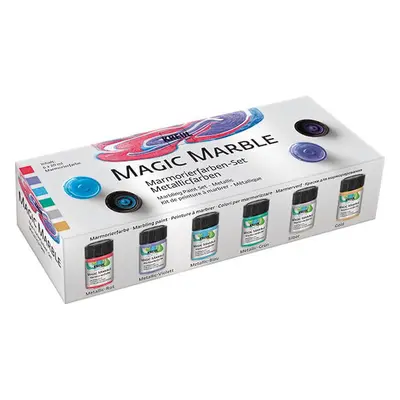 Kreul Magic Marble Sada barev pro mramorování Metallic Colours x ml