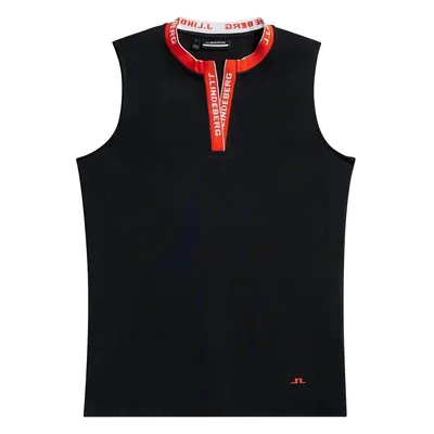 J.Lindeberg Leya Sleeveless Black Polo košile