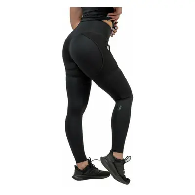 Nebbia High Waist Leggings INTENSE Mesh Black Fitness kalhoty