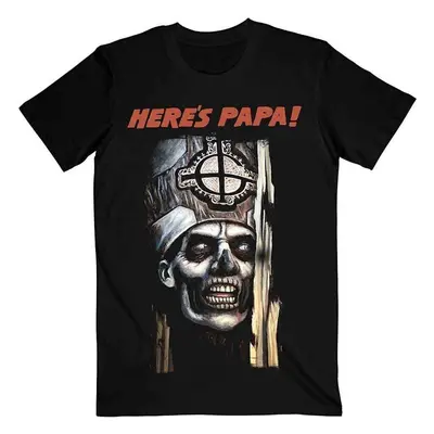 Ghost Tričko Here's Papa Unisex Black