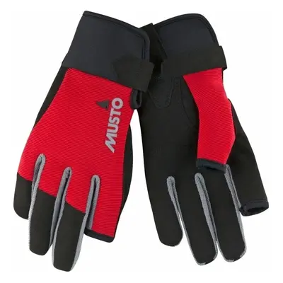 Musto Essential Sailing Long Finger True Red Jachtařské rukavice