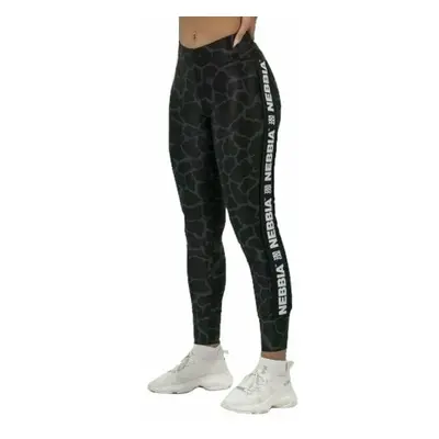 Nebbia Nature Inspired High Waist Leggings Black Fitness kalhoty