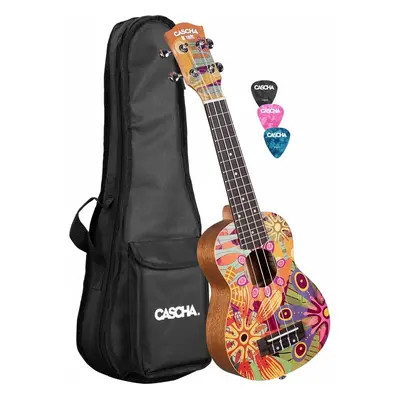 Cascha HH Art Series Flowers Sopránové ukulele