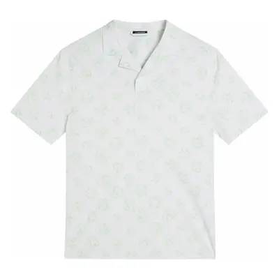 J.Lindeberg Resort Regular Fit Shirt Print White Sphere Dot Polo košile