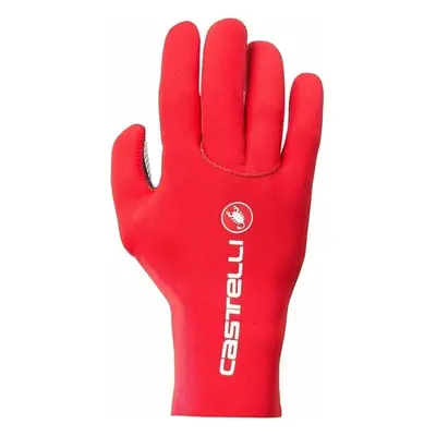 Castelli Diluvio C Red Cyklistické rukavice