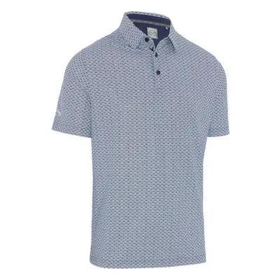 Callaway Tee Allover Print Mens Peacoat Polo košile