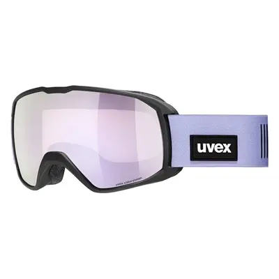 UVEX Xcitd CV Black Mat/Mirror Lavender/Yellow Lyžařské brýle