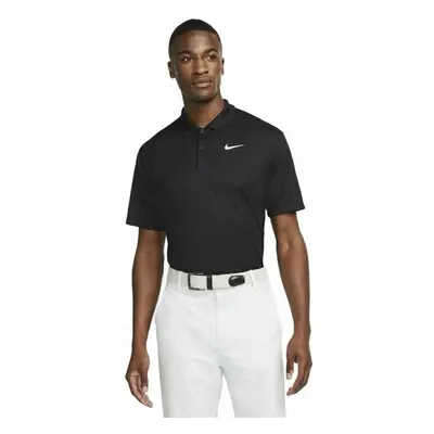 Nike Dri-Fit Victory Mens Golf Black/White Polo košile