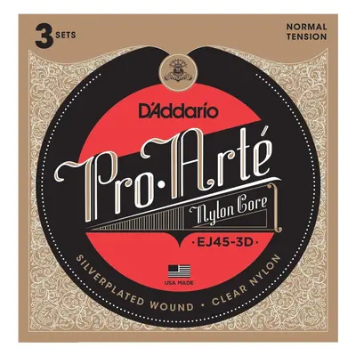 D'Addario EJ45-3D Nylonové struny pro klasickou kytaru