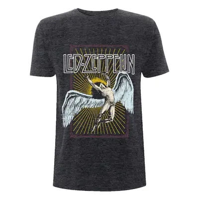 Led Zeppelin Tričko Icarus Unisex Dark Heather Grey