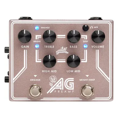 Aguilar AG Preamp Pedal Breast Cancer Awareness Edition Baskytarový předzesilovač