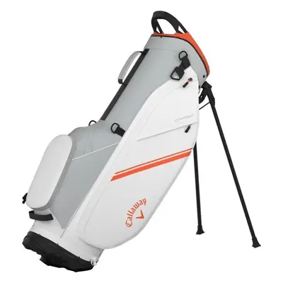 Callaway Chase Stand Bag White/Silver/Orange