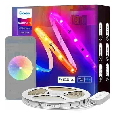 Govee WiFi RGBIC Smart PRO LED strap 10m Studiové světlo