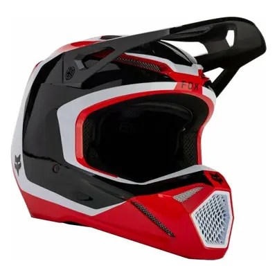 FOX V1 Nitro Helmet Fluorescent Red Přilba