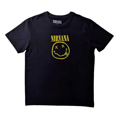 Nirvana Tričko Flower Sniffin Unisex Black