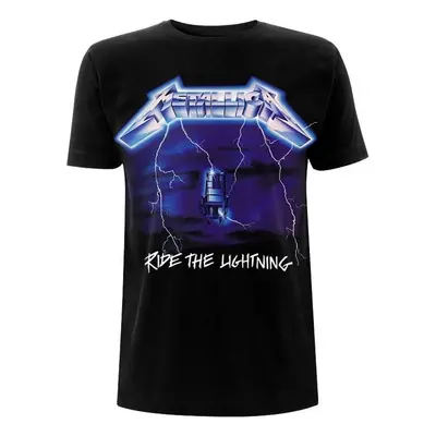 Metallica Tričko Ride The Lightning Tracks Unisex Black