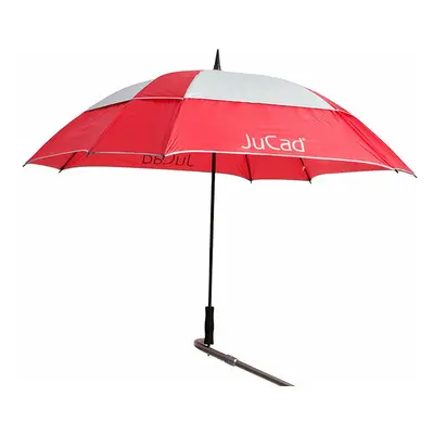 Jucad Windproof With Pin Deštníky Red/Silver