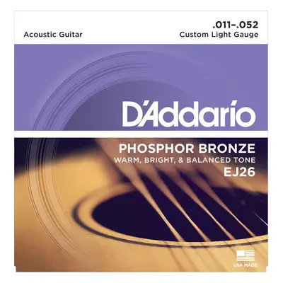 D'Addario EJ26 Struny pro akustickou kytaru