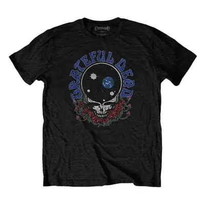 Grateful Dead Tričko Space Your Face & Logo Unisex Black