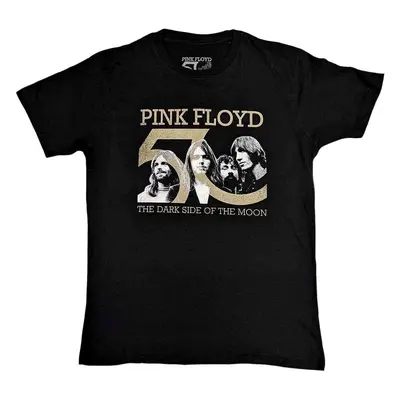 Pink Floyd Tričko Band Photo & 50th Logo Unisex Black