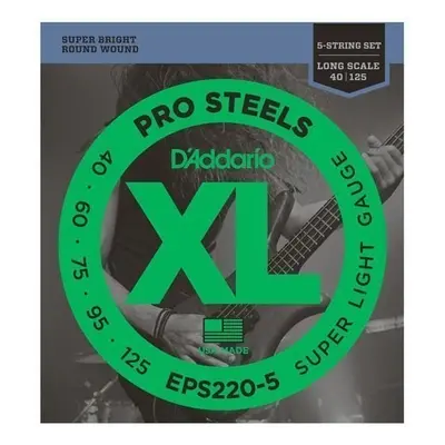 D'Addario EPS220-5 Struny pro 5-strunnou baskytaru