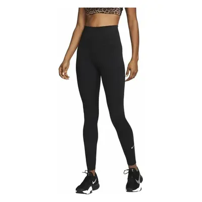 Nike Dri-Fit One Womens High-Rise Leggings Black/White Kalhoty