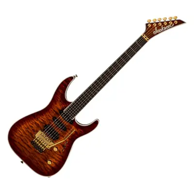 Jackson Pro Plus Series Soloist SLA3Q EB Amber Tiger Eye Elektrická kytara