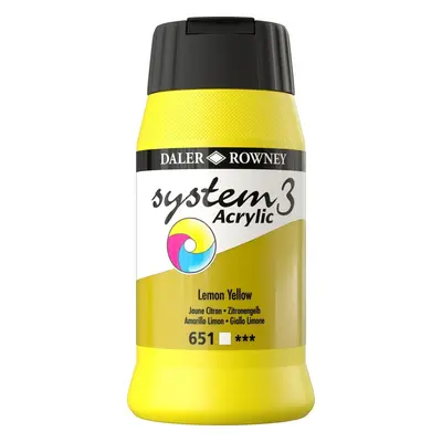 Daler Rowney System3 Akrylová barva Lemon Yellow ml ks