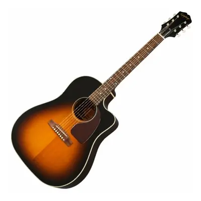 Epiphone J-45 EC Studio Vintage Sunburst Elektroakustická kytara Dreadnought