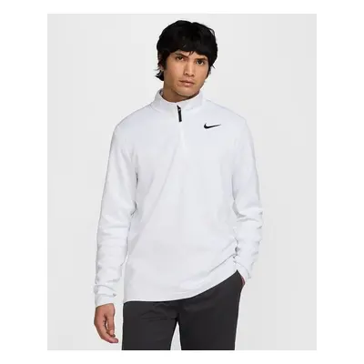 Nike Dri-Fit Victory Therma Flex 1/2 Zip Mens Top White/Pure Platinum/Black Sweatshirt