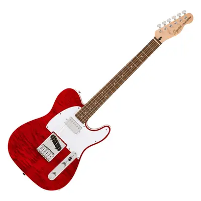 Fender Squier Affinity Series Telecaster FMT SH LRL Crimson Red Transparent Elektrická kytara