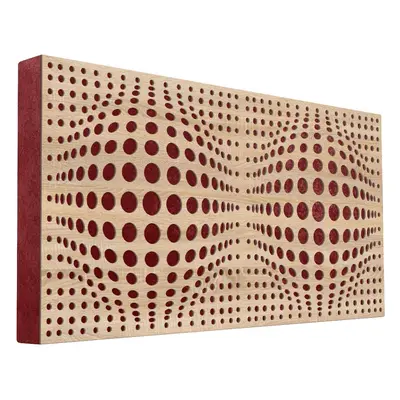 Mega Acoustic FiberPRO120 AcouSphere Sonoma Oak/Dark Red Absorpční dřevěný panel