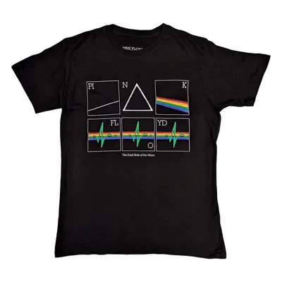 Pink Floyd Tričko Prism Heart Beat Unisex Black