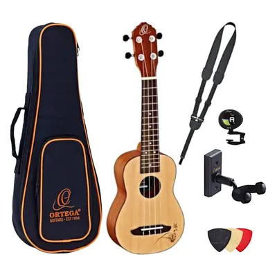 Ortega RU5-SO Deluxe SET Natural Sopránové ukulele