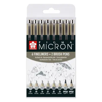 Sakura Pigma Micron Fineliner Technická pera Grey ks