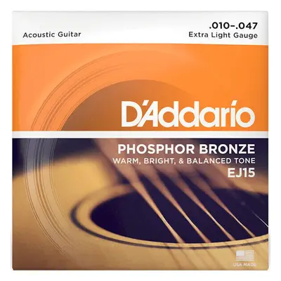 D'Addario EJ15-3D Struny pro akustickou kytaru