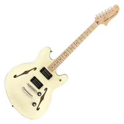 Fender Squier Affinity Series Starcaster MN Olympic White Semiakustická kytara