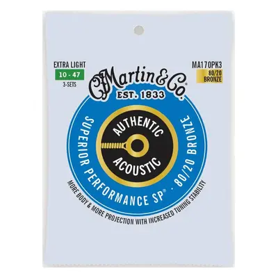 Martin MA170PK3 Authentic SP Struny pro akustickou kytaru