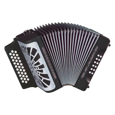 Hohner El Rey del Vallenato ADG Black Knoflíkový akordeon Black