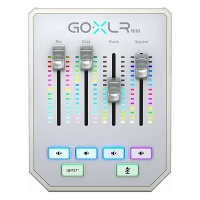 TC Helicon GoXLR Mini White White Podcastový mixpult