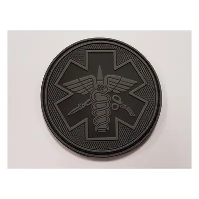 Plastové 3D patche Patch PVC 3D gumový PARAMEDIC (kulatý)