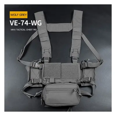 Wosport WST taktický Micro Chest rig MK4 - Šedá