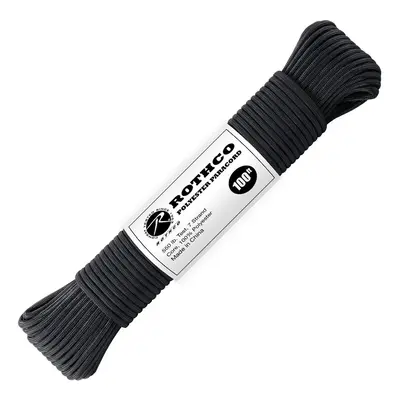 ROTHCO Parašňůra - paracord 30m - černá