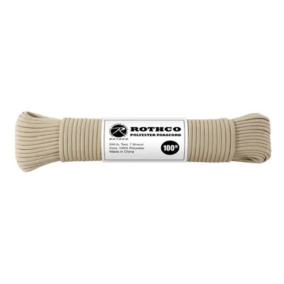 ROTHCO Parašňůra - paracord 30m - TAN