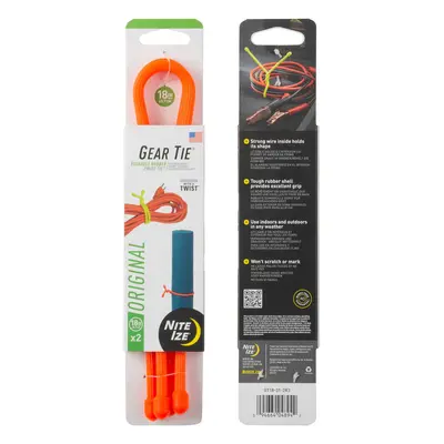 NITE IZE Vázací drát Gear Tie (2ks),oranžový - délka 18"