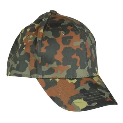 Miltec Čepice dětská BASEBALL s kšiltem FLECKTARN